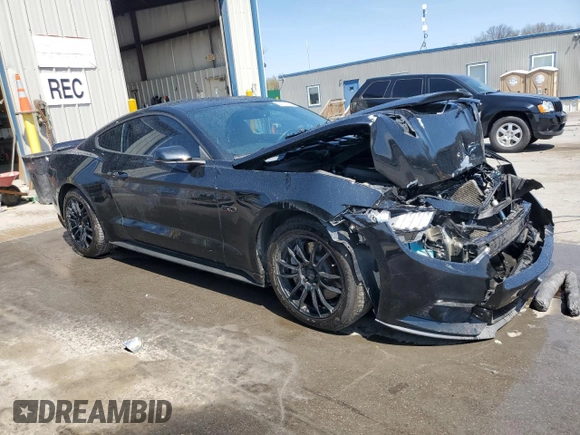 2016 Ford Mustang GT with VIN 1FA6P8CF5G5275483, listed as a Copart auction lot 54302945 with 109,219 mi miles and Salvage Title. Bid and sale history available at DreamBid. Image 4.