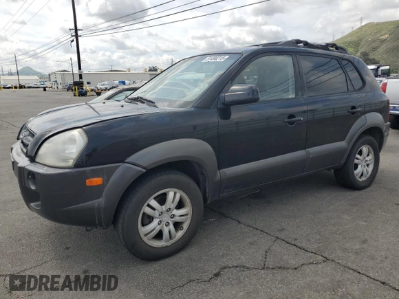 2006 Hyundai Tucson GLS with VIN KM8JN12D46U361496, listed as a Copart auction lot 51490215 with 184,077 mi miles and Clean Title. Bid and sale history available at carsss.com. Image 1.