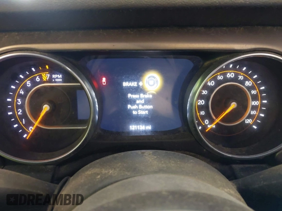 2020 Jeep Gladiator Sport S with VIN 1C6HJTAG8LL193845, listed as a IAAI auction lot 42085533 with 121,134 mi miles. Bid and sale history available at carsss.com. Image 7.