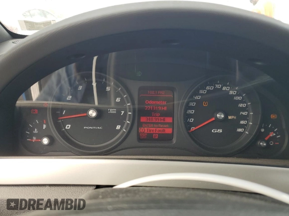 2009 Pontiac G8 with VIN 6G2ER57799L163504, listed as a Copart auction lot 74775274 with 221,319 mi miles and Salvage Title. Bid and sale history available at carsss.com. Image 9.