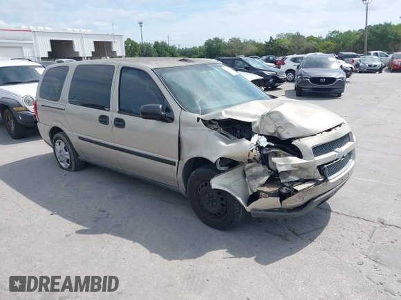 2008 Chevrolet Uplander LS with VIN 1GNDV23W68D199159, listed as a IAAI auction lot 42009014 with 170,472 mi miles and . Bid and sale history available at DreamBid. Image 1.