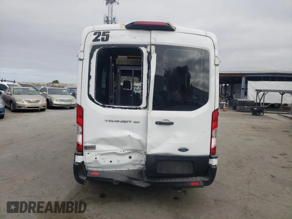 2019 Ford Transit Passenger XL with VIN 1FMZK1CM6KKB90587, listed as a Copart auction lot 60001095 with 144,426 mi miles and Salvage title. Bid and sale history available at DreamBid. Image 6.