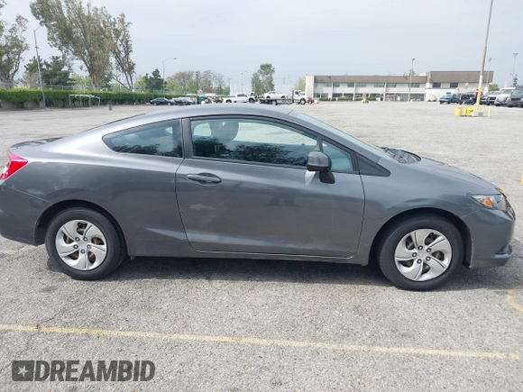 2013 Honda Civic Cpe LX with VIN 2HGFG3B58DH521213, listed as a IAAI auction lot 42042878 with 46,865 mi miles. Bid and sale history available at carsss.com. Image 13.