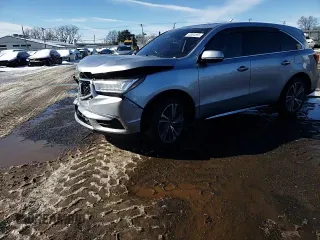 2017 Acura MDX with VIN 5FRYD4H34HB014766, listed as a Copart auction lot 44890595 with 142,849 mi miles and Salvage Title. Bid and sale history available at carsss.com. Image 14.