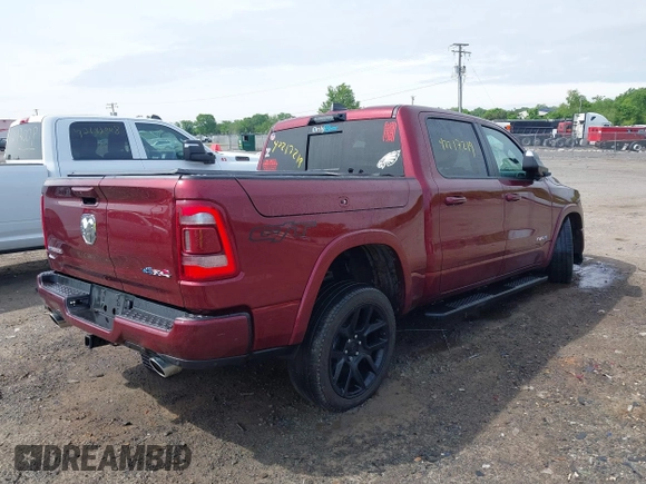 2022 Ram 1500 Laramie z VIN 1C6SRFJT0NN333200, wystawiony jako IAAI lot #42217219 z przebiegiem 27 332 mil mil oraz . Historia ofert i sprzedaży dostępna na DreamBid. Obrazek 4.