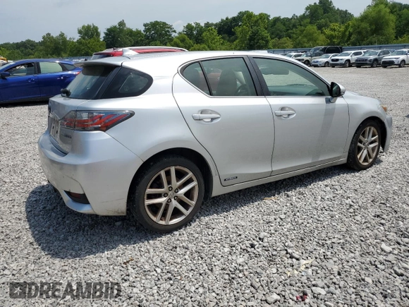 2015 Lexus CT 200h with VIN JTHKD5BH1F2226475, listed as a Copart auction lot 67044935 with Not provided miles and Clean title. Bid and sale history available at DreamBid. Image 3.