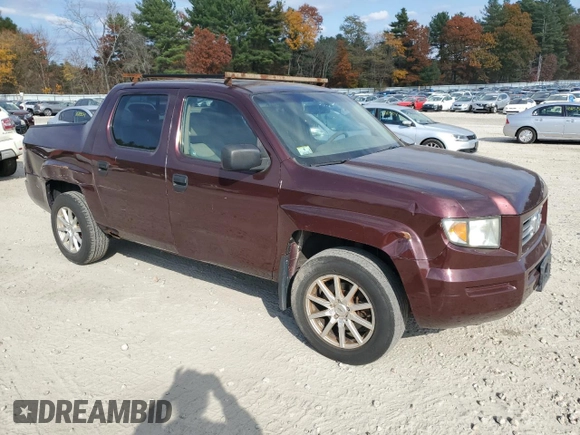 2007 Honda Ridgeline RT with VIN 2HJYK162X7H531414, listed as a Copart auction lot 77961444 with 209,013 mi miles and Clean Title. Bid and sale history available at carsss.com. Image 4.