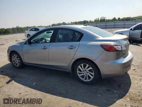 2012 Mazda 3 i Grand Touring with VIN JM1BL1W83C1638163, listed as a Copart auction lot 65781995 with 161,436 mi miles and Salvage title. Bid and sale history available at DreamBid. Image 2.