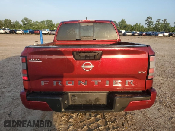 2024 Nissan Frontier SV с VIN 1N6ED1EJ3RN610053, выставлен на аукционе Copart как лот 54403625 с пробегом 23 601 миль миль и Списание • Salvage title. История ставок и продаж доступна на DreamBid. Изображение 6.