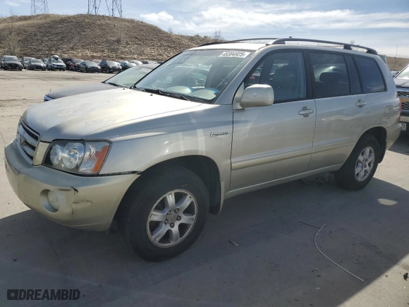 2003 Toyota Highlander with VIN JTEHF21A130099710, listed as a Copart auction lot 48384925 with 252,167 mi miles and Clean Title. Bid and sale history available at carsss.com. Image 1.