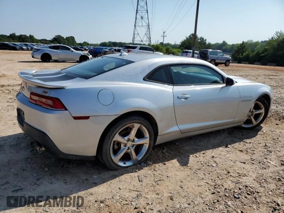 2014 Chevrolet Camaro LT with VIN 2G1FB1E37E9283502, listed as a Copart auction lot 60531975 with 106,879 mi miles and Salvage title. Bid and sale history available at DreamBid. Image 3.
