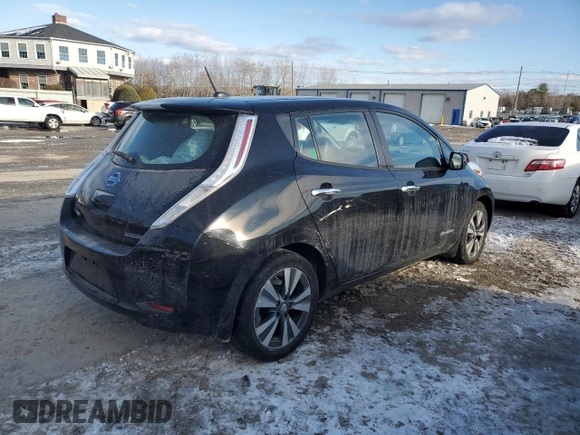 2016 Nissan LEAF SL with VIN 1N4BZ0CP6GC309459, listed as a Copart auction lot 88579325 with 58,342 mi miles and Clean Title. Bid and sale history available at carsss.com. Image 3.