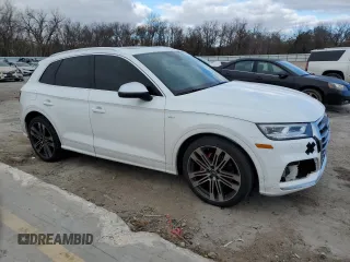 2018 Audi SQ5 Prestige with VIN WA1C4AFY6J2052057, listed as a Copart auction lot 79456873 with 95,545 mi miles and . Bid and sale history available at DreamBid. Image 4.