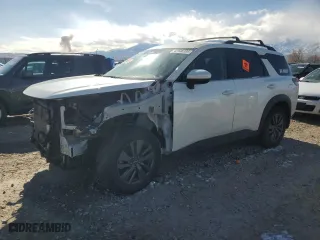 2023 Nissan Pathfinder SV with VIN 5N1DR3BC7PC231160, listed as a Copart auction lot 42936395 with 40,560 mi miles and Salvage Title. Bid and sale history available at carsss.com. Image 1.