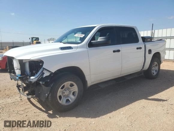 2023 Ram 1500 Tradesman with VIN 1C6SRFGT3PN628401, listed as a Copart auction lot 55622245 with 1,519 mi miles and Clean title. Bid and sale history available at DreamBid. Image 1.