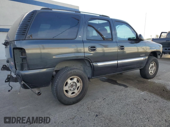 2005 GMC Yukon SLT z VIN 1GKEC13T35R120049, wystawiony jako Copart lot #42744495 z przebiegiem Nie podano mil oraz Szkoda całkowita • Salvage title. Historia ofert i sprzedaży dostępna na DreamBid. Obrazek 3.