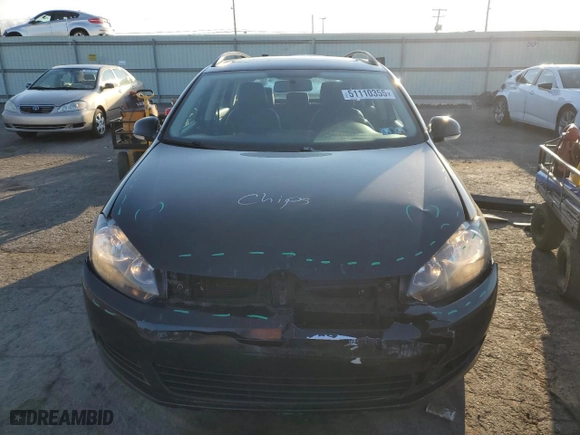 2014 Volkswagen Jetta SportWagen S with VIN 3VWPP7AJ9EM611480, listed as a Copart auction lot 51110355 with 126,686 mi miles and Salvage Title. Bid and sale history available at carsss.com. Image 5.