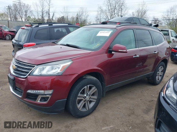 2017 Chevrolet Traverse LT with VIN 1GNKRHKD1HJ244573, listed as a IAAI auction lot 41997955 with 120,401 mi miles and . Bid and sale history available at DreamBid. Image 17.