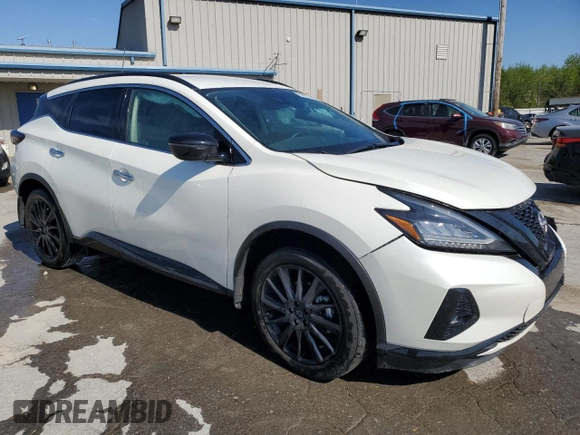 2023 Nissan Murano SV z VIN 5N1AZ2BJ0PC117352, wystawiony jako Copart lot #52926645 z przebiegiem 34 390 mil mil oraz Szkoda całkowita • Salvage title. Historia ofert i sprzedaży dostępna na DreamBid. Obrazek 4.