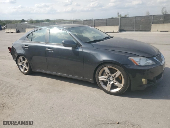 2007 Lexus IS 350 with VIN JTHBE262772010522, listed as a Copart auction lot 50506845 with 209,937 mi miles and Salvage Title. Bid and sale history available at carsss.com. Image 4.