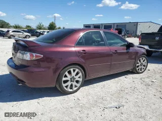 2006 Mazda Mazda6 Grand Touring s with VIN 1YVHP80D165M07265, listed as a Copart auction lot 73018174 with 0 mi miles and Salvage Title. Bid and sale history available at carsss.com. Image 3.