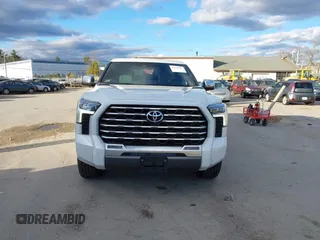 2024 Toyota Tundra Capstone Hybrid with VIN 5TFVC5DB3RX062793, listed as a IAAI auction lot 40829567 with 15,683 mi miles and . Bid and sale history available at DreamBid. Image 12.