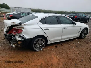 2020 Genesis G70 2.0T with VIN KMTG34LA6LU062826, listed as a Copart auction lot 72949874 with 29,917 mi miles and Salvage Title. Bid and sale history available at carsss.com. Image 3.