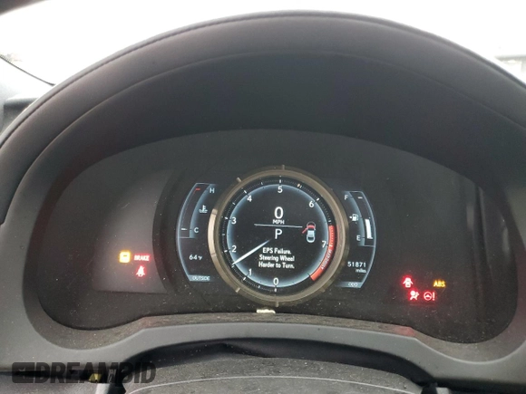 2017 Lexus RC with VIN JTHSM5BC0H5003592, listed as a Copart auction lot 44818705 with 51,871 mi miles and Salvage Title. Bid and sale history available at carsss.com. Image 9.