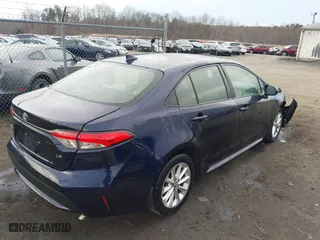 2021 Toyota Corolla LE with VIN JTDVPMAE2MJ155121, listed as a IAAI auction lot 41683464 with 205,384 mi miles. Bid and sale history available at carsss.com. Image 4.