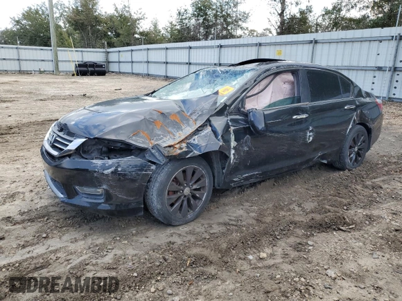 2013 Honda Accord Sdn EX-L with VIN 1HGCR2F86DA162583, listed as a Copart auction lot 41452865 with Not Provided miles and Non Repairable. Bid and sale history available at carsss.com. Image 1.