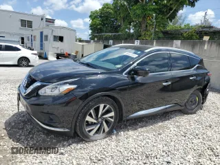2017 Nissan Murano S z VIN 5N1AZ2MG4HN105972, wystawiony jako Copart lot #56551655 z przebiegiem 47 859 mil mil oraz Szkoda całkowita • Salvage title. Historia ofert i sprzedaży dostępna na DreamBid. Obrazek 1.