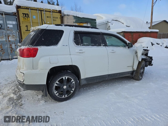2017 GMC Terrain SLE with VIN 2GKFLTE35H6292421, listed as a Copart auction lot 43566845 with 117,816 mi miles and Clean Title. Bid and sale history available at carsss.com. Image 3.