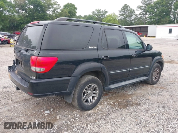 2006 Toyota Sequoia Limited with VIN 5TDZT38AX6S275829, listed as a IAAI auction lot 39725730 with 310,011 mi miles and . Bid and sale history available at DreamBid. Image 4.