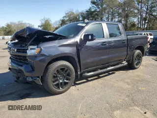 2022 Chevrolet Silverado 1500 RST with VIN 1GCUDEED2NZ519505, listed as a Copart auction lot 47746615 with 20,756 mi miles and Salvage Title. Bid and sale history available at DreamBid. Image 1.
