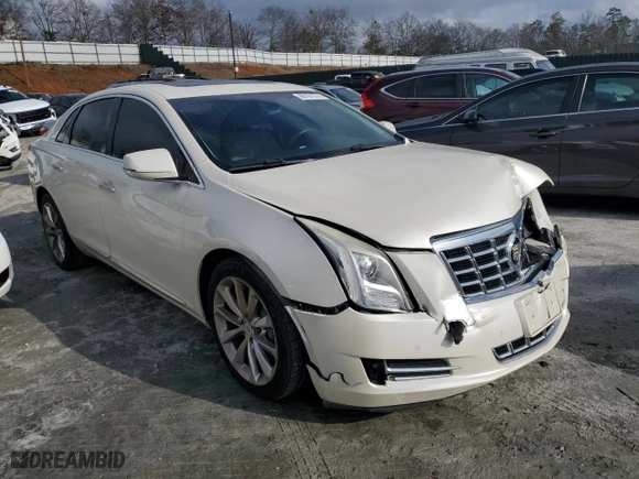 2013 Cadillac XTS Luxury with VIN 2G61R5S39D9103740, listed as a Copart auction lot 86191074 with 124,268 mi miles and Salvage Title. Bid and sale history available at carsss.com. Image 4.
