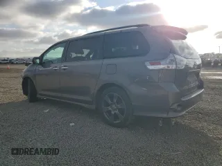 2020 Toyota Sienna SE with VIN 5TDXZ3DC0LS062302, listed as a Copart auction lot 46988815 with 97,304 mi miles and Salvage Title. Bid and sale history available at DreamBid. Image 2.