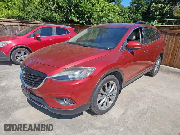 2014 Mazda CX-9 Grand Touring with VIN JM3TB2DA7E0441838, listed as a Copart auction lot 66305865 with 125,585 mi miles and Clean title. Bid and sale history available at DreamBid. Image 2.