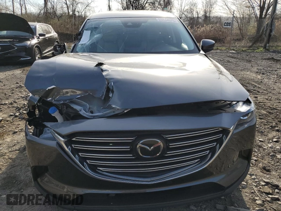 2022 Mazda CX-9 Touring with VIN JM3TCBCY6N0612672, listed as a Copart auction lot 53864575 with 28,456 mi miles and Salvage Title. Bid and sale history available at carsss.com. Image 5.
