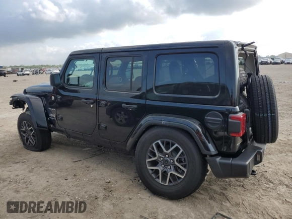 2024 Jeep Wrangler Sahara with VIN 1C4PJXEG8RW262661, listed as a Copart auction lot 55464325 with 561 mi miles and Salvage title. Bid and sale history available at DreamBid. Image 2.