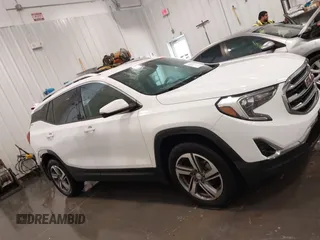 2020 GMC Terrain SLT with VIN 3GKALVEV5LL236894, listed as a IAAI auction lot 42177466 with 103,524 mi miles and . Bid and sale history available at DreamBid. Image 14.