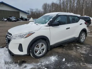 2021 Nissan Kicks S with VIN 3N1CP5BV0ML552656, listed as a Copart auction lot 44623515 with 48,757 mi miles and Salvage Title. Bid and sale history available at carsss.com. Image 1.