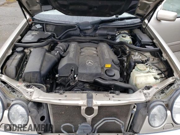 1999 Mercedes-Benz E-Class with VIN WDBJF82H2XX015586, listed as a Copart auction lot 44465455 with 76,890 mi miles and Salvage Title. Bid and sale history available at carsss.com. Image 11.