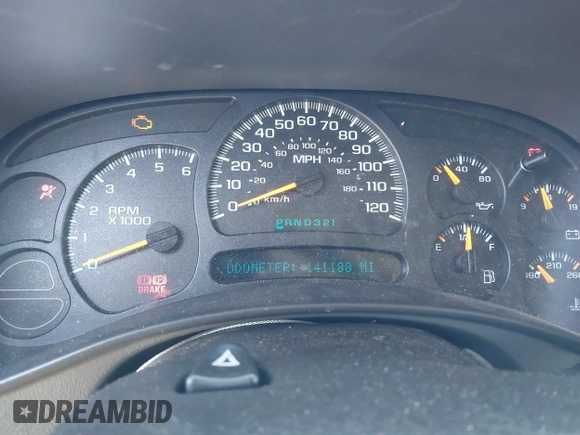 2004 Chevrolet Tahoe LS with VIN 1GNEK13Z74J182853, listed as a IAAI auction lot 41919117 with 141,188 mi miles. Bid and sale history available at carsss.com. Image 7.