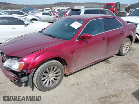 2013 Chrysler 300 with VIN 2C3CCAAG3DH658472, listed as a IAAI auction lot 41725689 with 103,541 mi miles. Bid and sale history available at carsss.com. Image 2.