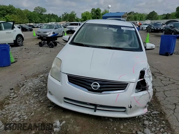 2012 Nissan Sentra 2.0 with VIN 3N1AB6APXCL754739, listed as a Copart auction lot 57409295 with 182,661 mi miles and Salvage title. Bid and sale history available at DreamBid. Image 13.