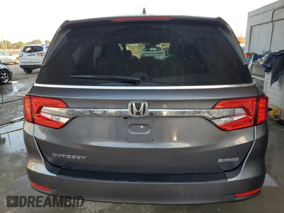 2019 Honda Odyssey EX-L with VIN 5FNRL6H71KB126181, listed as a Copart auction lot 77083064 with 48,590 mi miles and Salvage Title. Bid and sale history available at DreamBid. Image 6.