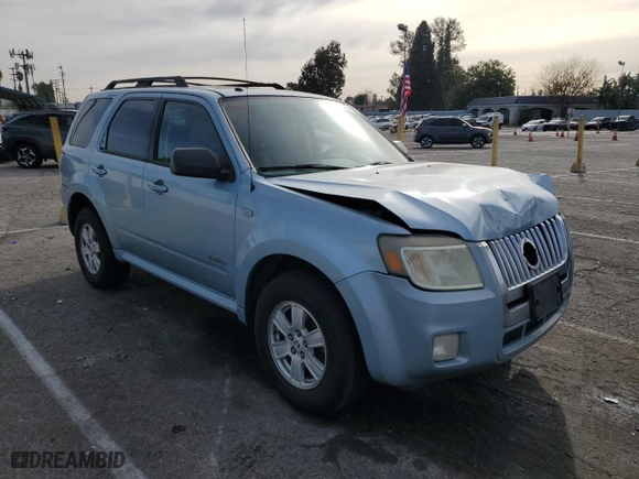 2008 Mercury Mariner with VIN 4M2CU81198KJ23877, listed as a Copart auction lot 42149665 with 237,119 mi miles and Salvage Title. Bid and sale history available at carsss.com. Image 4.