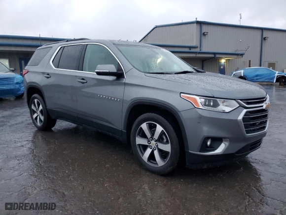 2021 Chevrolet Traverse LT Leather with VIN 1GNERHKWXMJ144304, listed as a Copart auction lot 85142024 with 65,695 mi miles and Salvage Title. Bid and sale history available at carsss.com. Image 4.
