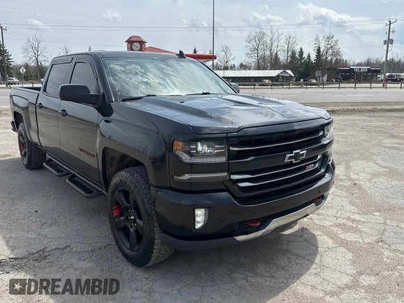 2017 Chevrolet Silverado 1500 LTZ with VIN 3GCUKSEC4HG389677, listed as a Copart auction lot 55297725 with 308,803 mi miles and Clean Title. Bid and sale history available at DreamBid. Image 1.