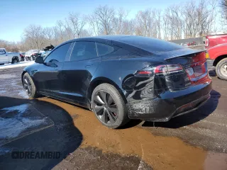 2023 Tesla Model S Plaid с VIN 5YJSA1E69PF515714, выставлен на аукционе Copart как лот 45212665 с пробегом Не указан миль и Списание • Salvage title. История ставок и продаж доступна на DreamBid. Изображение 2.